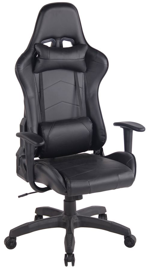 Fauteuil de bureau Miracle V2 Similicuir , Noir / Noir