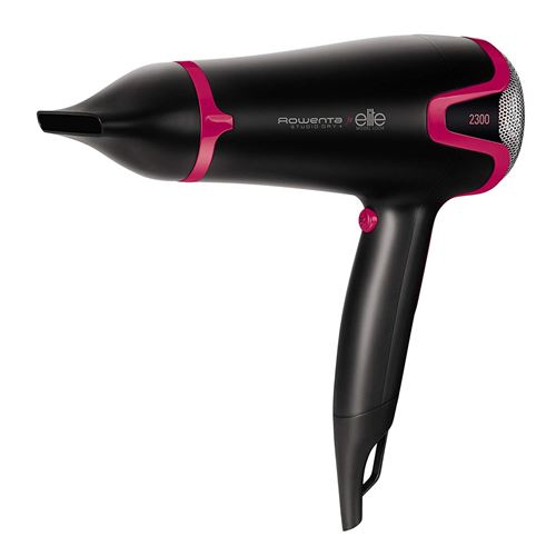 Rowenta Studio Dry XL – Sèche Cheveux de Voyage, 2300 effiwatts, avec fonction Ionica, 2 vitesses, 3 ajustements de température, avec embout concentradora de 10 mm