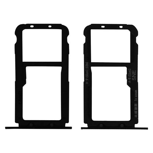 Tiroir carte SIM pour Huawei Mate 20 Lite Tiroir adaptateur de remplacement noir