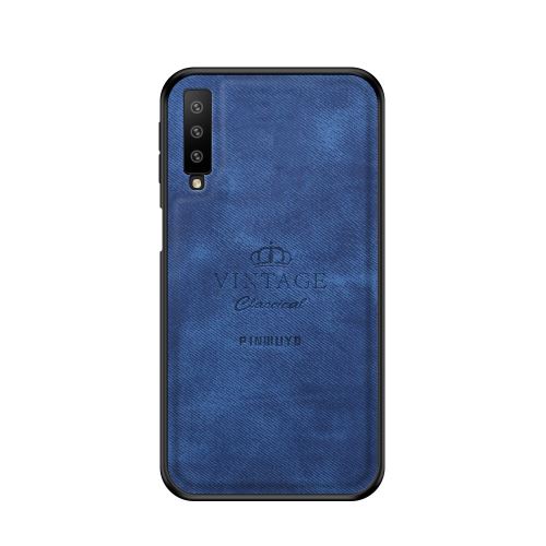Coque en TPU hybride bleu pour votre Samsung Galaxy A7 (2018) A750