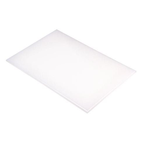 Materiel Ch Pro Blanc Planche À Découper He 450X300x12 Mm Haute Densité Hygiplas