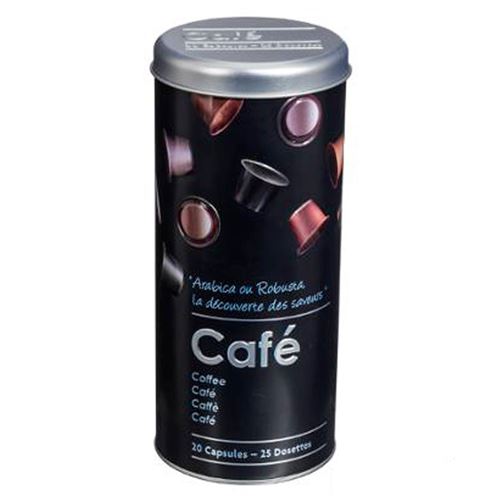 Five Boîte à Capsules de Café Relief II 17cm Noir - vue 2