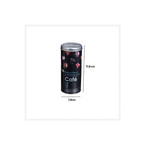 5 five simply smart BOITE DE RANGEMENT 31X31CM (ANTHRACITE) pas cher