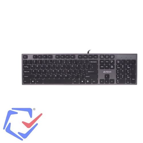 A4tech Noir Kv-300H - Clavier - Usb - Qwerty - Us - Gris,