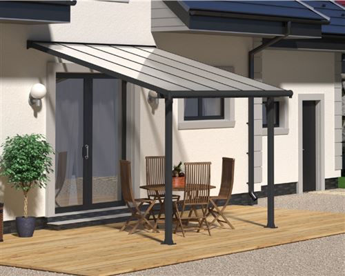 Pergola 9.1m² gris anthracite Palram 704215
