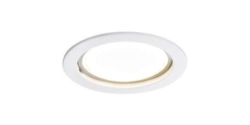 Spot LED encastrable LED intégrée Paulmann Coin 92786 blanc chaud 14 W blanc