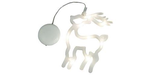 Décoration de fenêtre renne Konstsmide Ampoule LED blanc chaud blanc