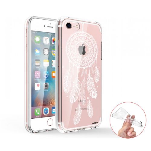 Coque Iphone 7 Iphone 8 360 Intégrale Transparente, Attrape Reve Blanc, Evetane®
