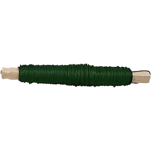 Creotime fil de fleur 10 pièces 50 m 0,5 mm vert