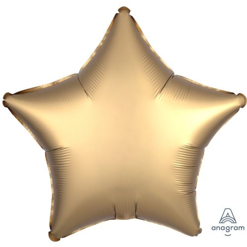 ballon étoile or satin 43cm