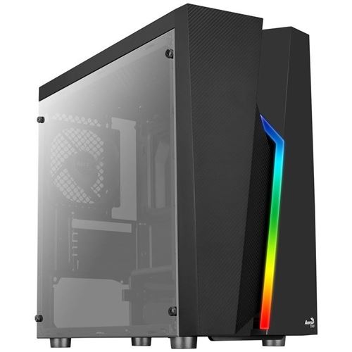 AEROCOOL Bolt Mini Noir - Boîtier sans alimantation - Mini tour - Format Micro ATX