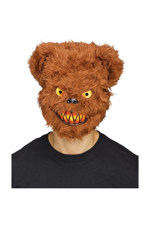 Masque Ours Brun Tueur - Marron - Taille Unique