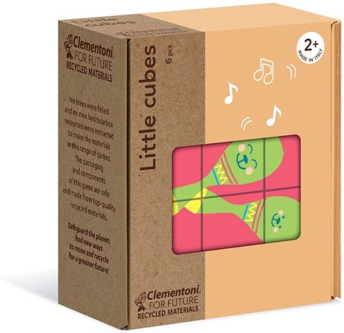 Clementoni puzzle Little Cubesà blocs pour enfants 6 pièces