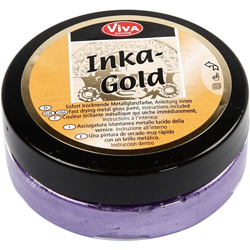 Viva Decor cire brillante Inka-Gold50 ml violet