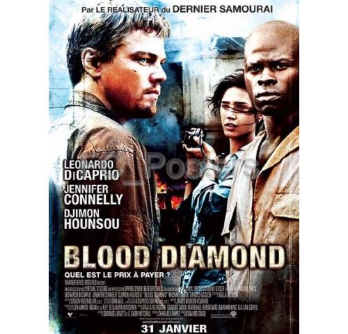 Blood Diamond AFFICHE CINEMA ORIGINALE