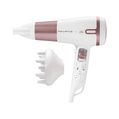 Sèche-cheveux ionique 2400W Rose doré, Blanc - Puissance Professionnel Conditionnement Quotidien Rapide Sèche-Cheveux