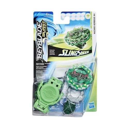 BEYBLADE BURST - Starter Pack Slingshock - Toupie et Lanceur - Hazard Kerbeus K4