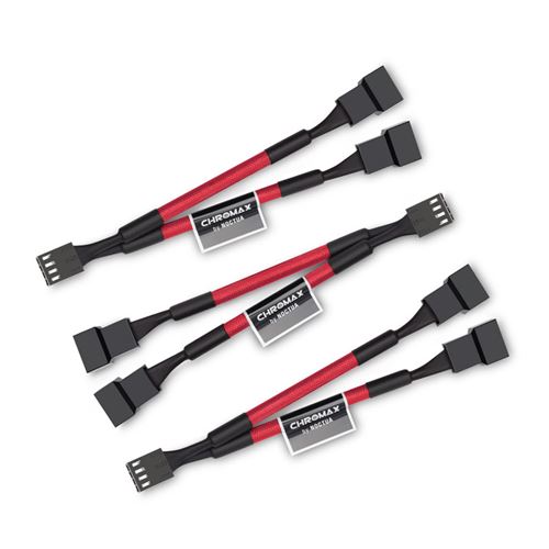 Noctua Rouge/Noir Cable Na-Syc1 Chromax