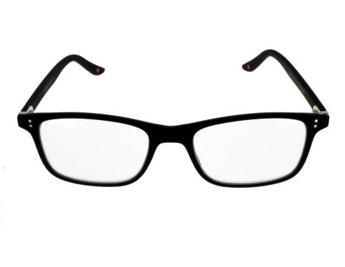 Montana lunettes de lecture MR72 unisexe rectangulaire noir force +2.00