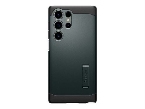 Spigen Tough Armor - Coque de protection pour téléphone portable - polycarbonate, polyuréthanne thermoplastique (TPU) - vert abîme - pour Samsung Galaxy S23 Ultra