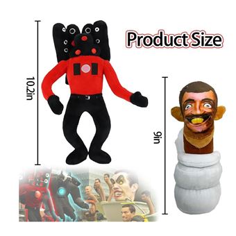 Kawaii Peluche Skibidi Toilettes Jouet Skibidi Toilettes Peluche Drôle Et Unique Poupée De Kawaii Peluche Skibidi Toilettes Jouet Skibidi Toilettes Peluche Drôle Et Unique Poupée De