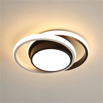 Plafonnier Led Dimmable Moderne Cercle Anneaux Lampe de Plafond