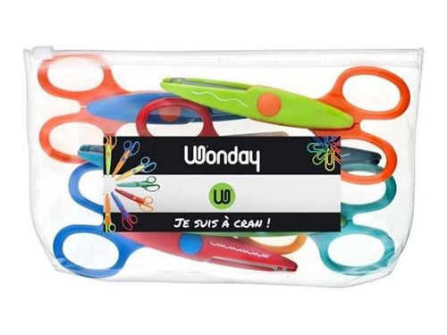 Wonday Kid Craft - Ciseaux - Papier - 130 Mm (Pack De 6)