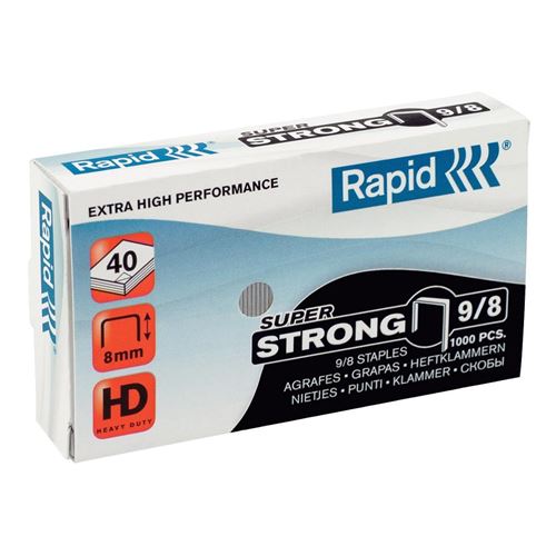 Non Communiqué Rapid 9/8 Pack D'agrafes 5000 Agrafes