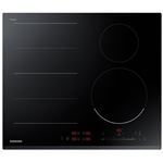 samsung - table de cuisson induction 60cm 4 feux 7200w noir - nz64r7757bk