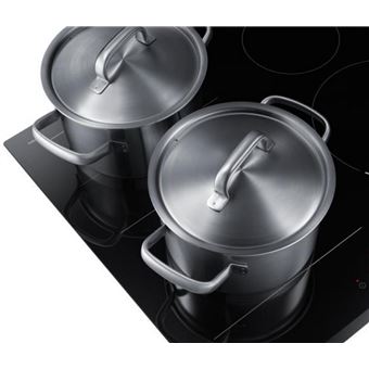 samsung - table de cuisson induction 60cm 4 feux 7200w noir - nz64r7757bk