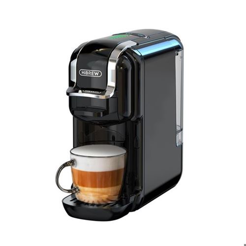 Machine caf&eacute; 5 en 1 chaude et froide, 19 bars, r&eacute;servoir 600 ml, ligne d eau, H2B