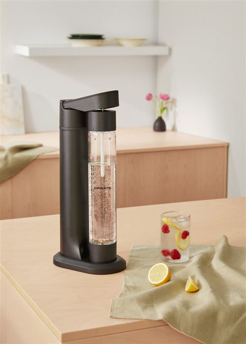 Non Communiqué Noir Machine À Eau Gazeuse Soda Maker Studio - 1L