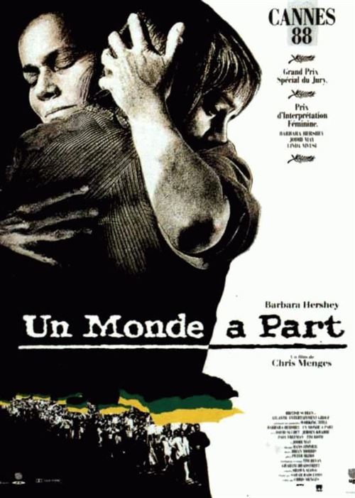 Un Monde à Part - 1988 - barbara Hershey - 60x80cm - Affiche de cinéma originale pliée