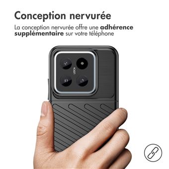 Coque pour Xiaomi 14 en silicone Noir iMOSHION® - Coque et étui téléphone  mobile - Achat & prix