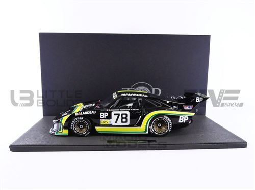 Voiture Miniature de Collection TOP MARQUES COLLECTIBLES 1-12 - PORSCHE 935 K3 - Le Mans 1980 - Black / Yellow - TMR12-17F
