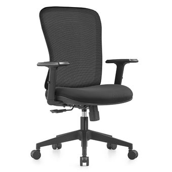 Base De Siège Pivotant Avec Levier De Commande - Pour Chaise De Bureau/salon, Réglage Hauteur, Stable, Noir