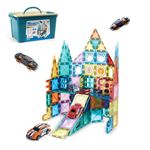 Blocs Magnétiques, 108 Pièces Jeu de Construction Magnétique pour Enfants