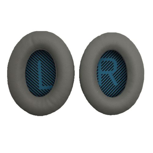 Generique Gris/Bleu Remplacement Oreille Coussin Compatible Marque Bose Quietcomfort Qc25 Qc35 - & - Image 2