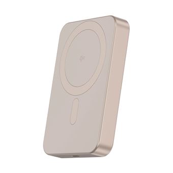 Powerbank Magnétique Ultra Slim 10000mAh Compatible MagSafe et Qi2 15W Aluminium Decoded Rose - 1