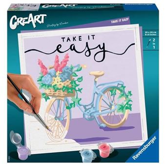 Peinture Ravensburger CreArt Carré Take it easy