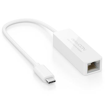 Hub USB Deleycon Adaptateur LAN USB-C à RJ45 Ethernet Gigabit USB 3.0 (USB  3.1 Gen1) Compatible avec Windows Mac PC Ordinateur Portable Macbook  Ultrabook Tablet-PC 