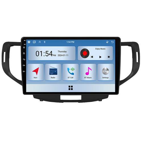 Autoradio RoverOne® Bluetooth CarPlay 2 Din 6Go RAM 128Go ROM pour Honda Accord 8 2008-2012