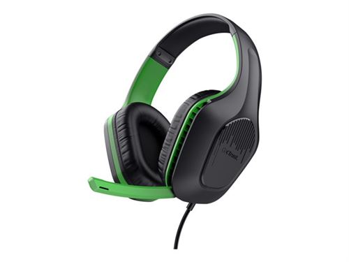 Trust Gxt 415X Zirox - Micro-Casque - Circum-Aural - Filaire - Jack 3,5Mm - Vert