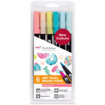 Set de 6 feutres Tombow France & Benelux Tombow Double Pointe