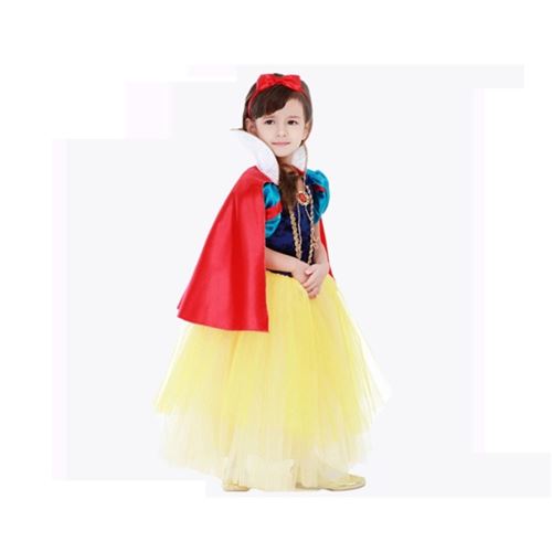 Costume princesse neige 10 - 12 ans - Déguisement enfant fille - v59386