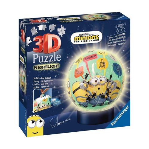 Puzzle 3D Ball 72 p illumine - Minions 2