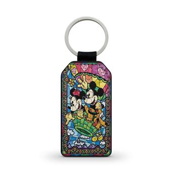 porte-cl-personnage-disney-mozaique-princesse-ref-18-noir-en-simili