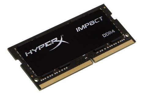 HyperX Impact - DDR4 - module - 8 GB - SO DIMM 260-PIN - 2666 MHz / PC4-21300 - CL15 - 1.2 V - niet-gebufferd - niet-ECC - zwart