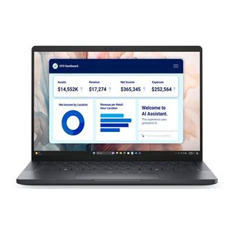 Dell Pro 13 Premium PA13250 - Intel Core Ultra 7 - 268V / jusqu'à 5 GHz - Intel Evo vPro Enterprise Platform - Win 11 Pro - Intel Arc Graphics 140V - 32 Go RAM - 512 Go SSD NVMe, TLC, Class 35 - 13.3" IPS écran tactile 2560 x 1600 (QHD+) - Wi-Fi 7 - mag