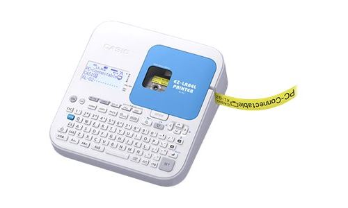 Casio KL-G2 - Étiqueteuse - Noir et blanc - transfert thermique - Rouleau (2,4 cm) - 200 ppp - jusqu'à 20 mm/sec - USB - outil de coupe - impression sur 8 lignes